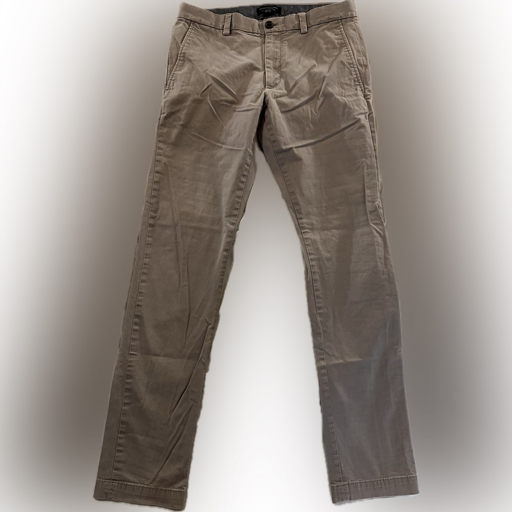 Men’s banana banana republic Fulton skinny fit chinos light gray size 30 x 32